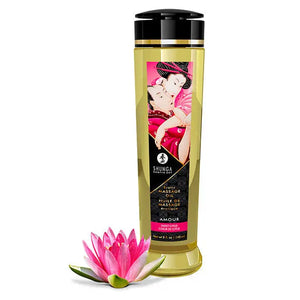 SHUNGA EROTIC MASAGE OIL DILDOS, CHERRY, DREAMLOVE